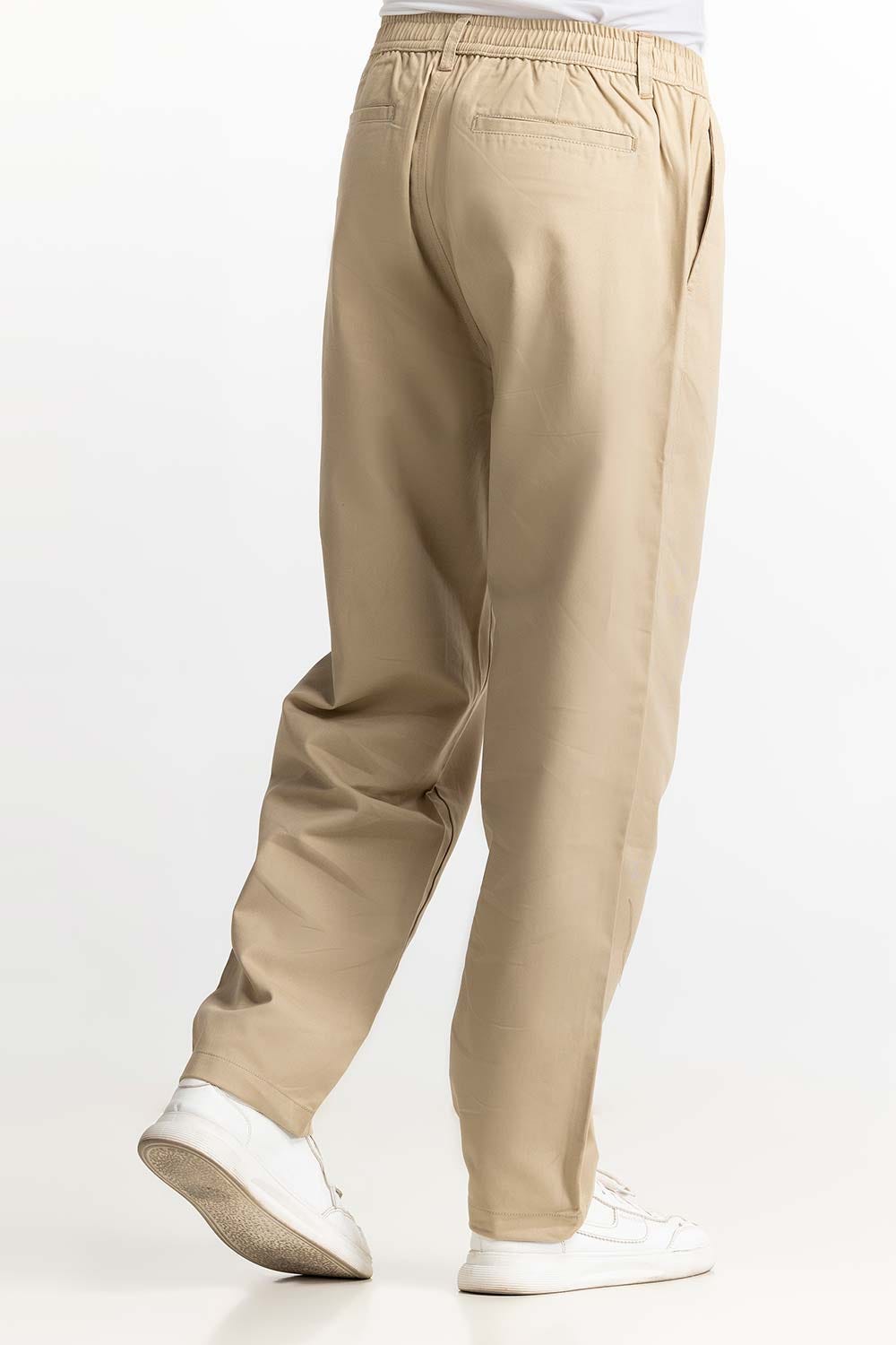 Khaki Basic Trouser