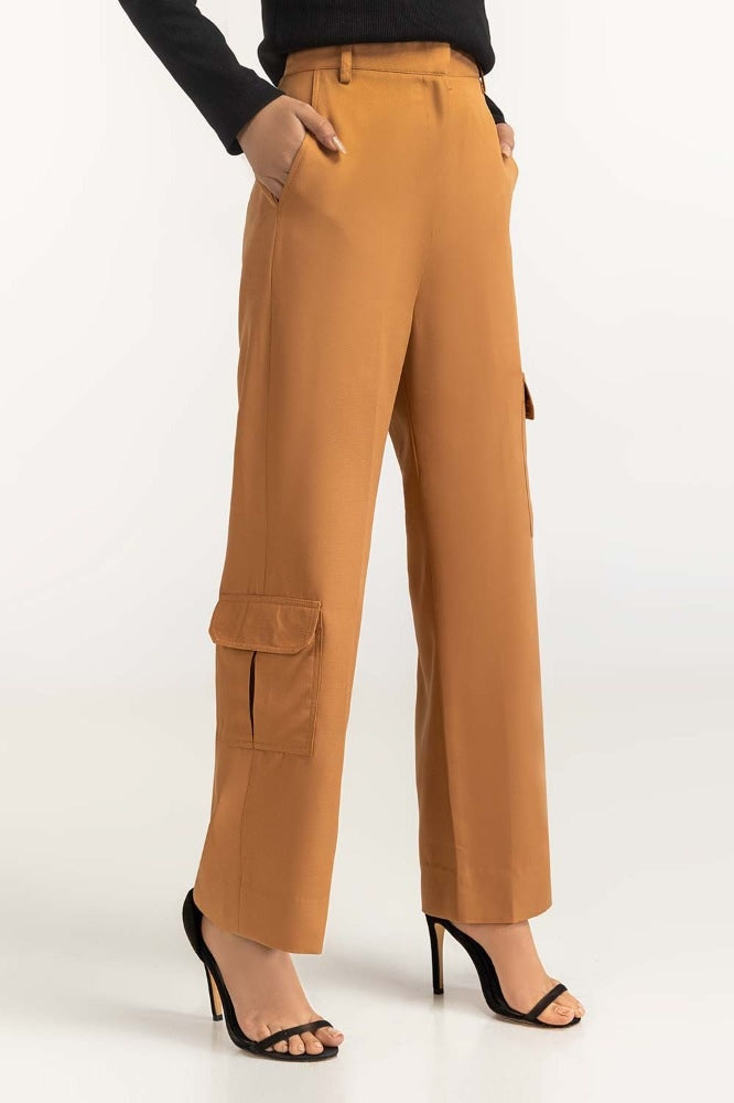 Khaki Basic Trouser