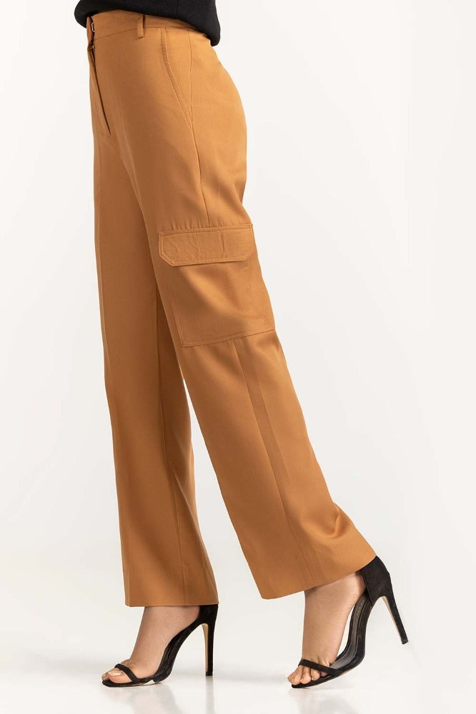 Khaki Basic Trouser