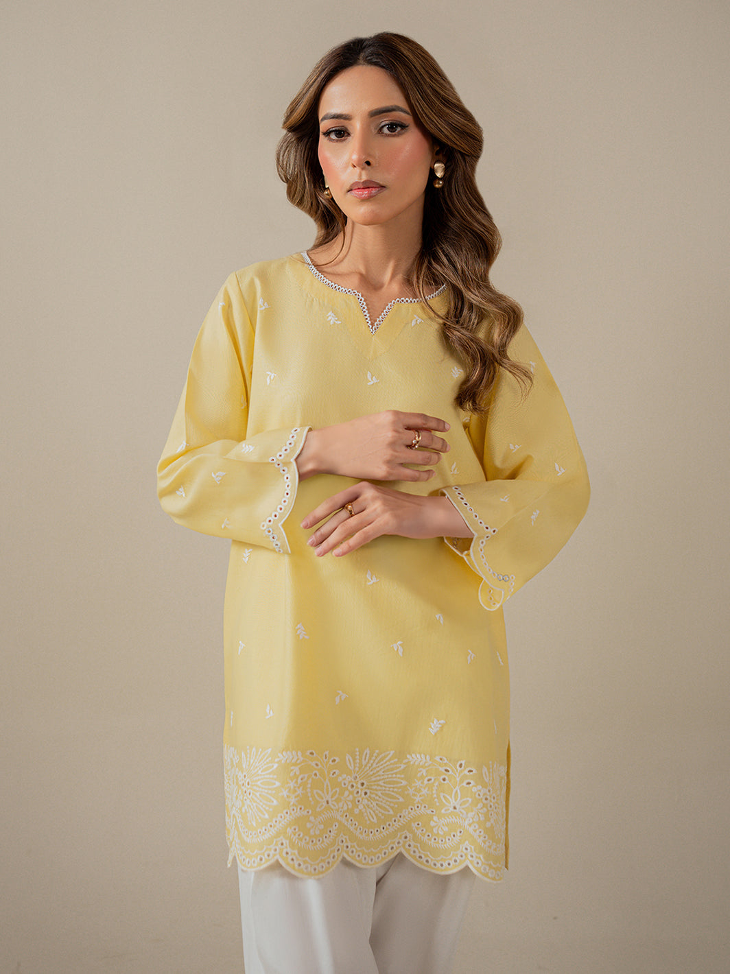 MELLOW- SLD08-25- 2Pc Embroidered Set