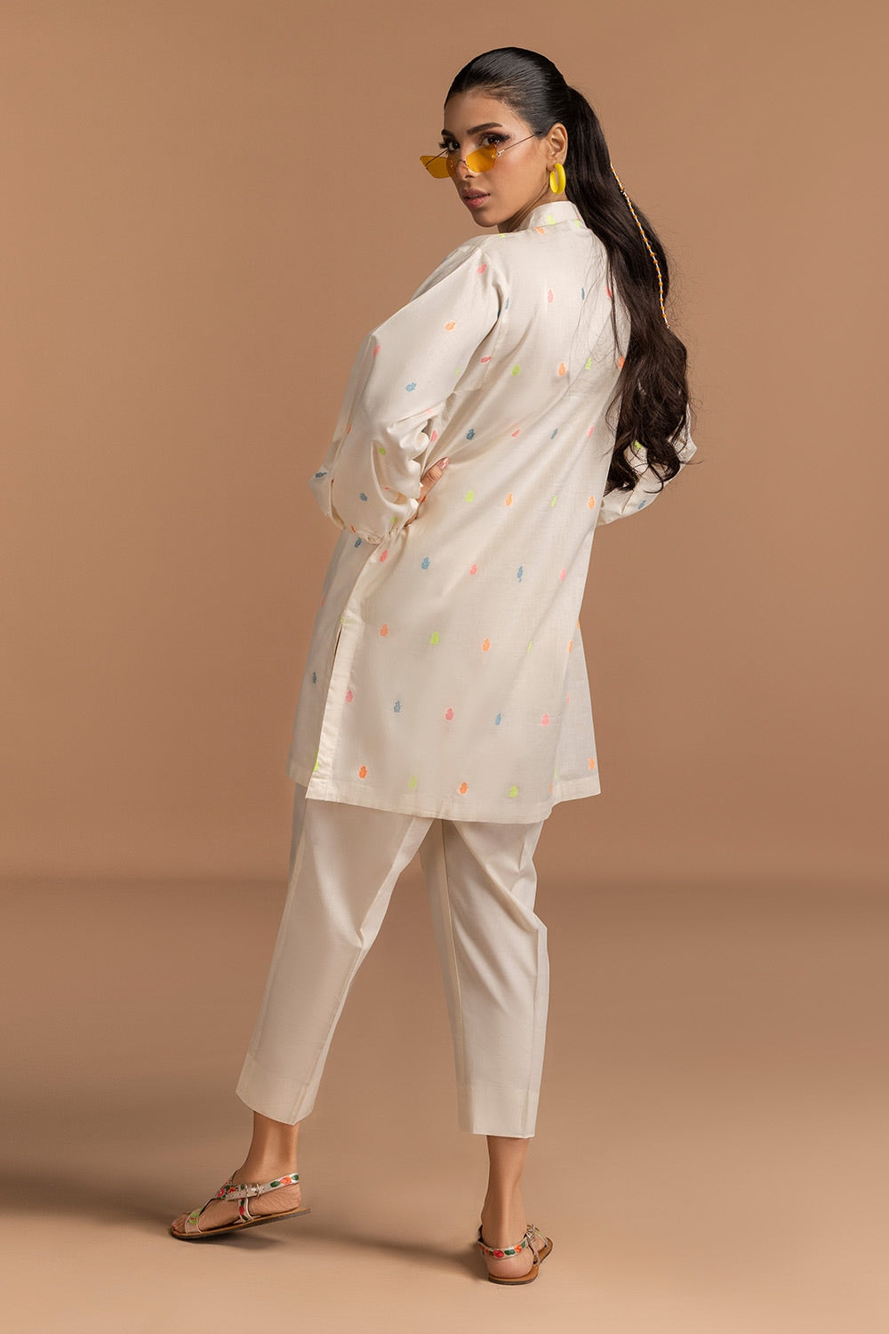 Jacquard Embellished Tunic