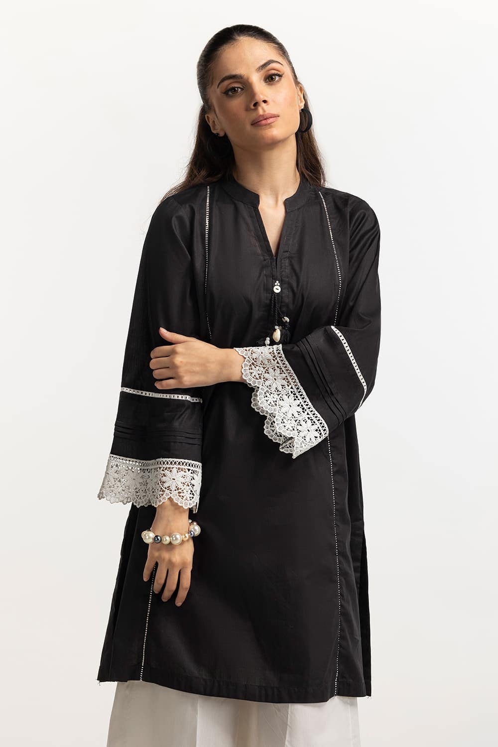 Lawn Embellished Shirt
