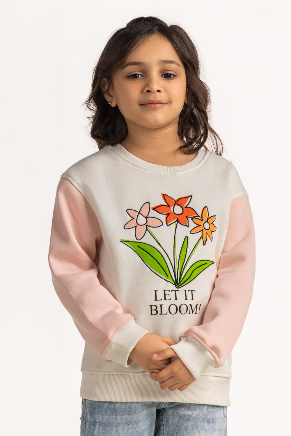 Junior Girls Printed Sweatshirt