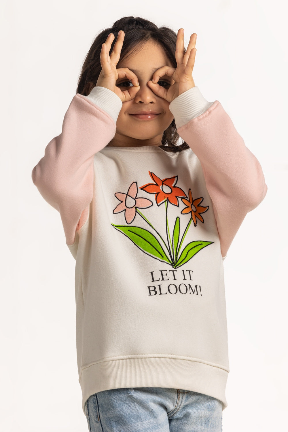 Junior Girls Printed Sweatshirt