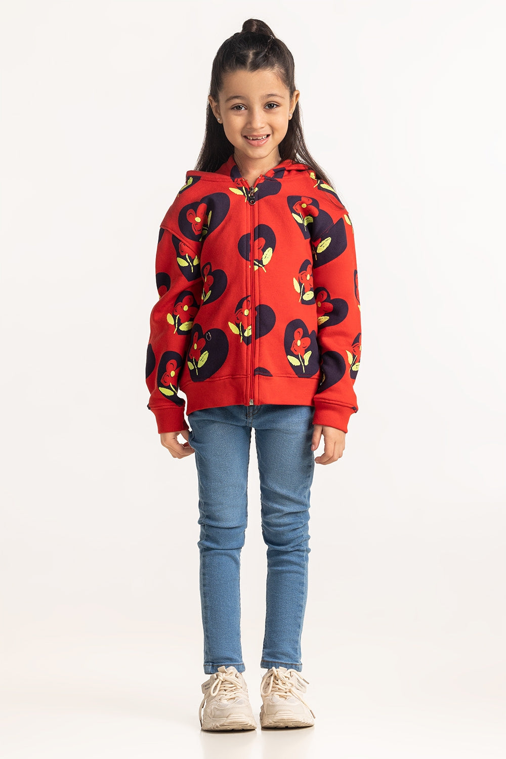 Junior Girls Printed Sweatshirt