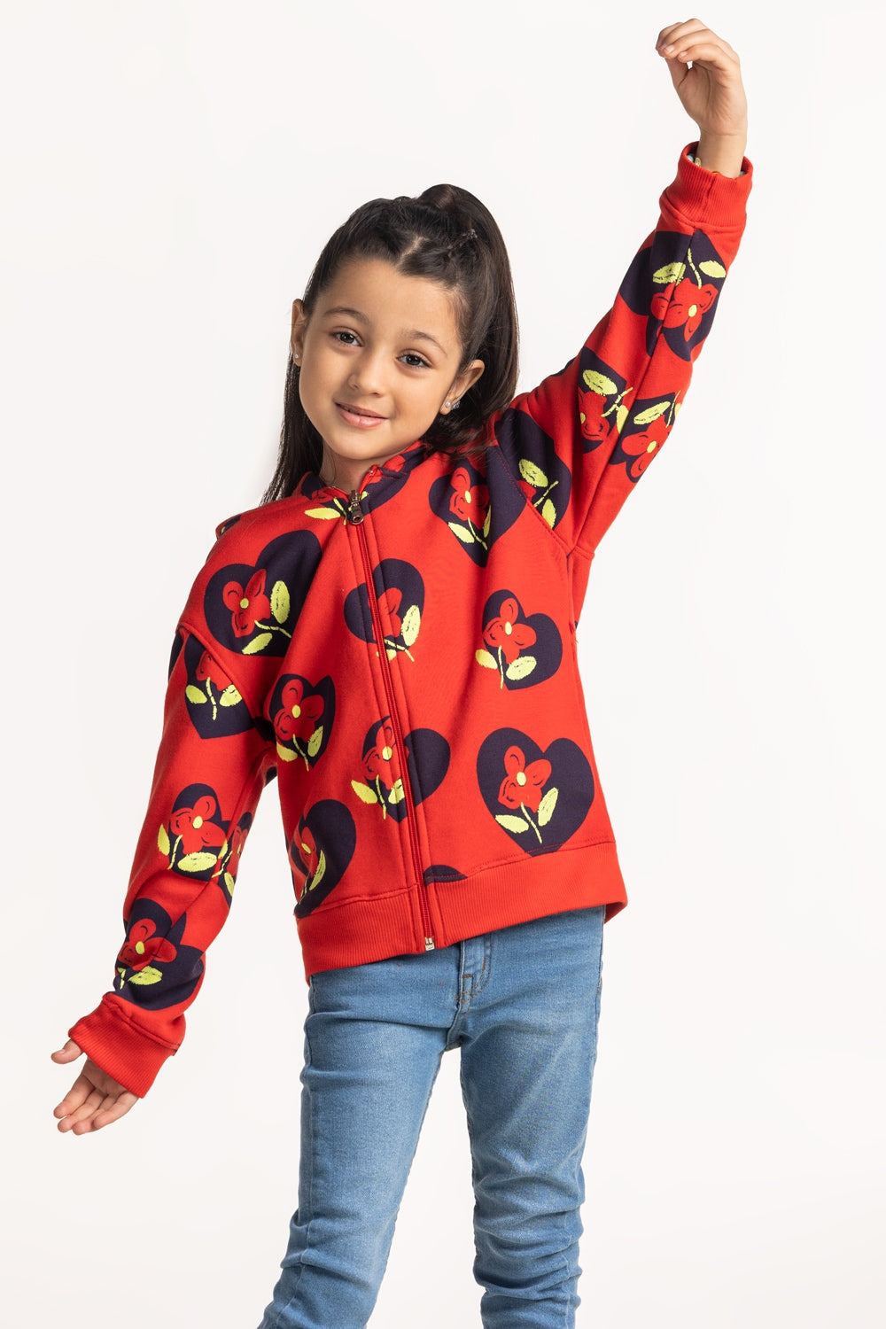 Toddler Girls Printed Sweatshirt