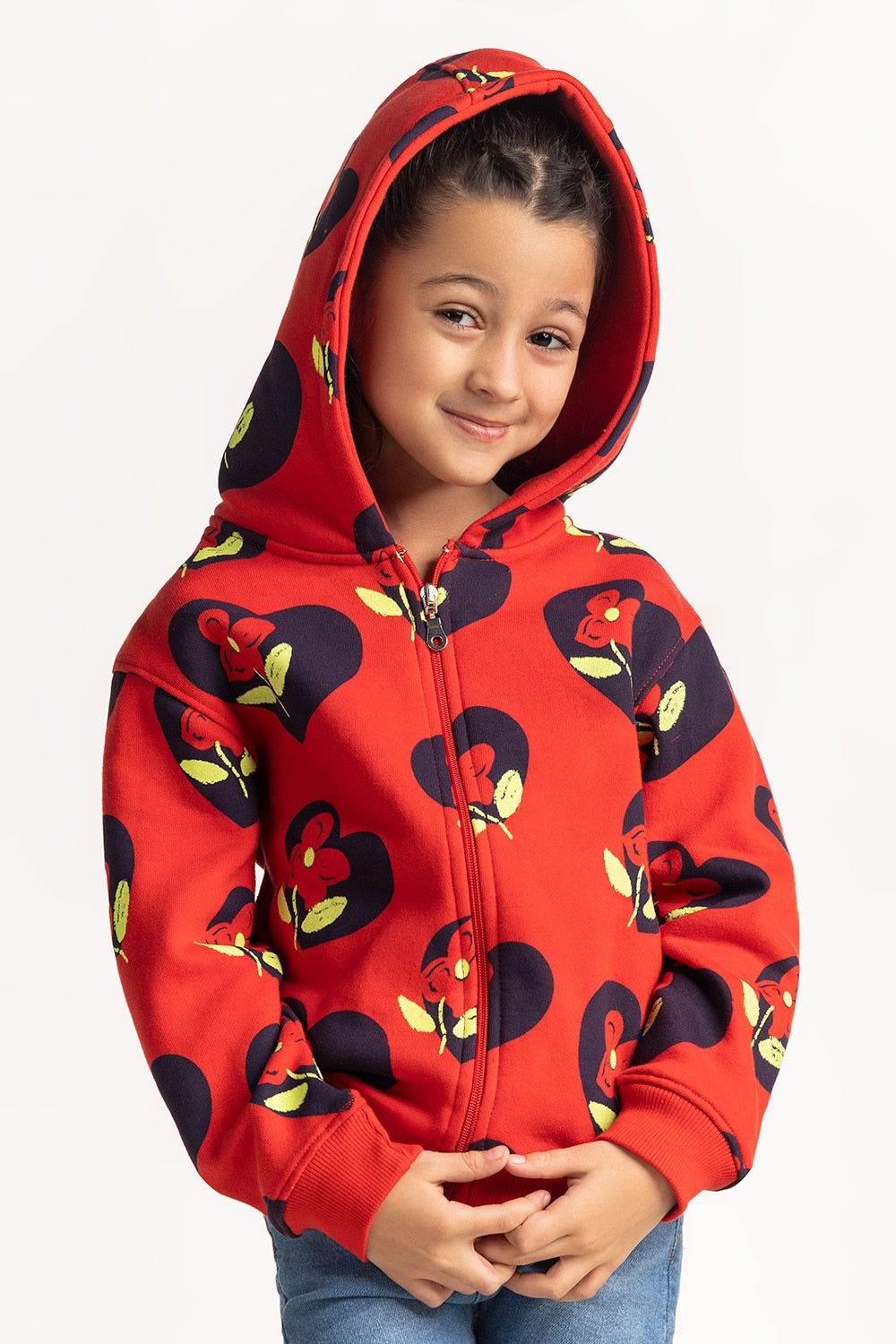 Junior Girls Printed Sweatshirt