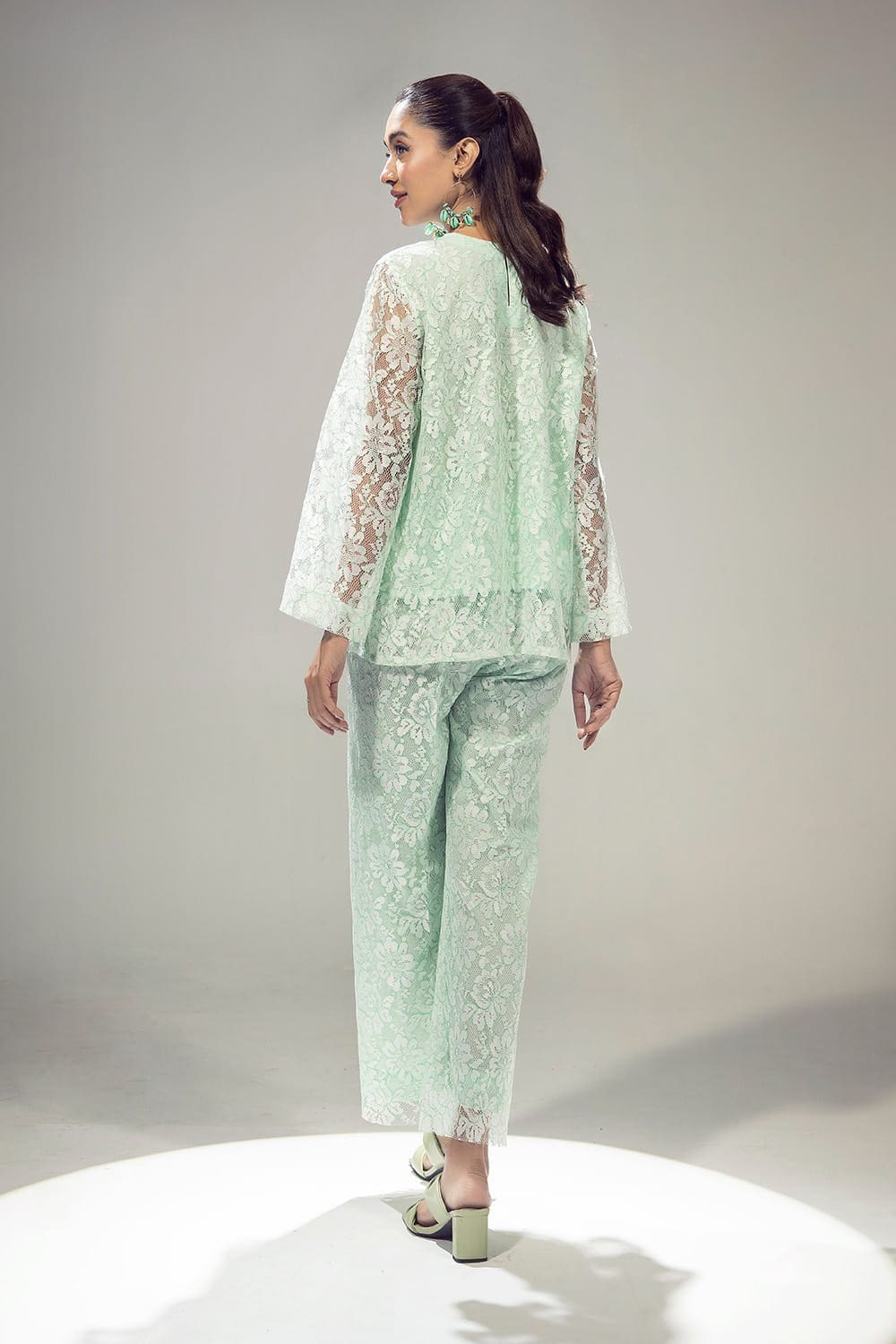Poly Net Dyed Co-Ord Set