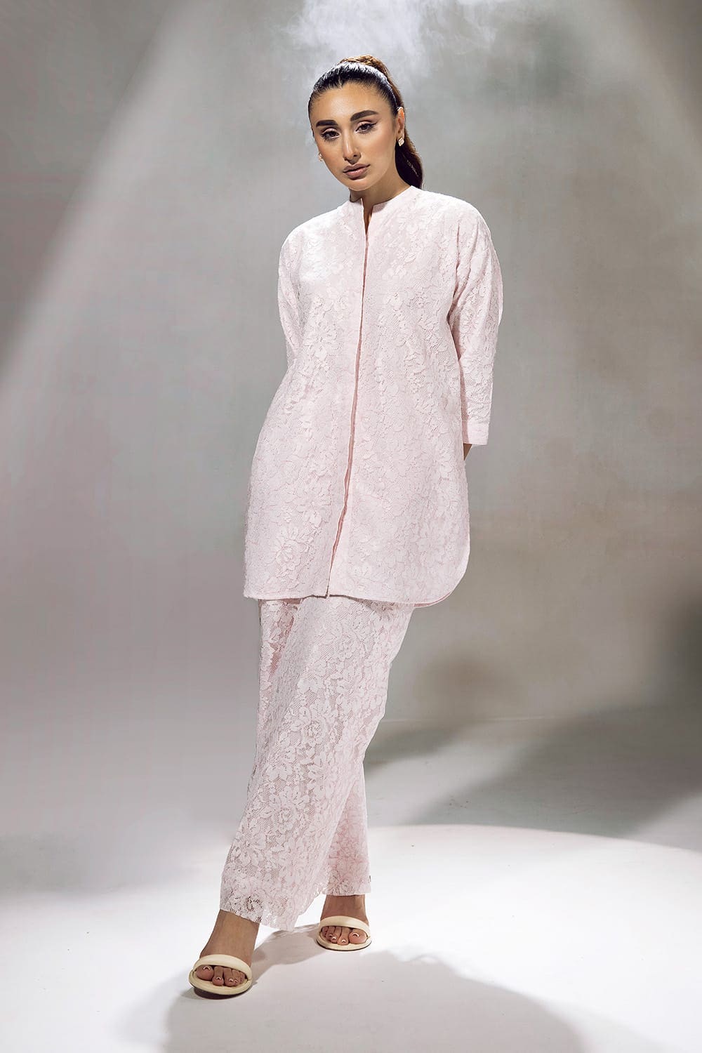 Poly Net Dyed Co-Ord Set