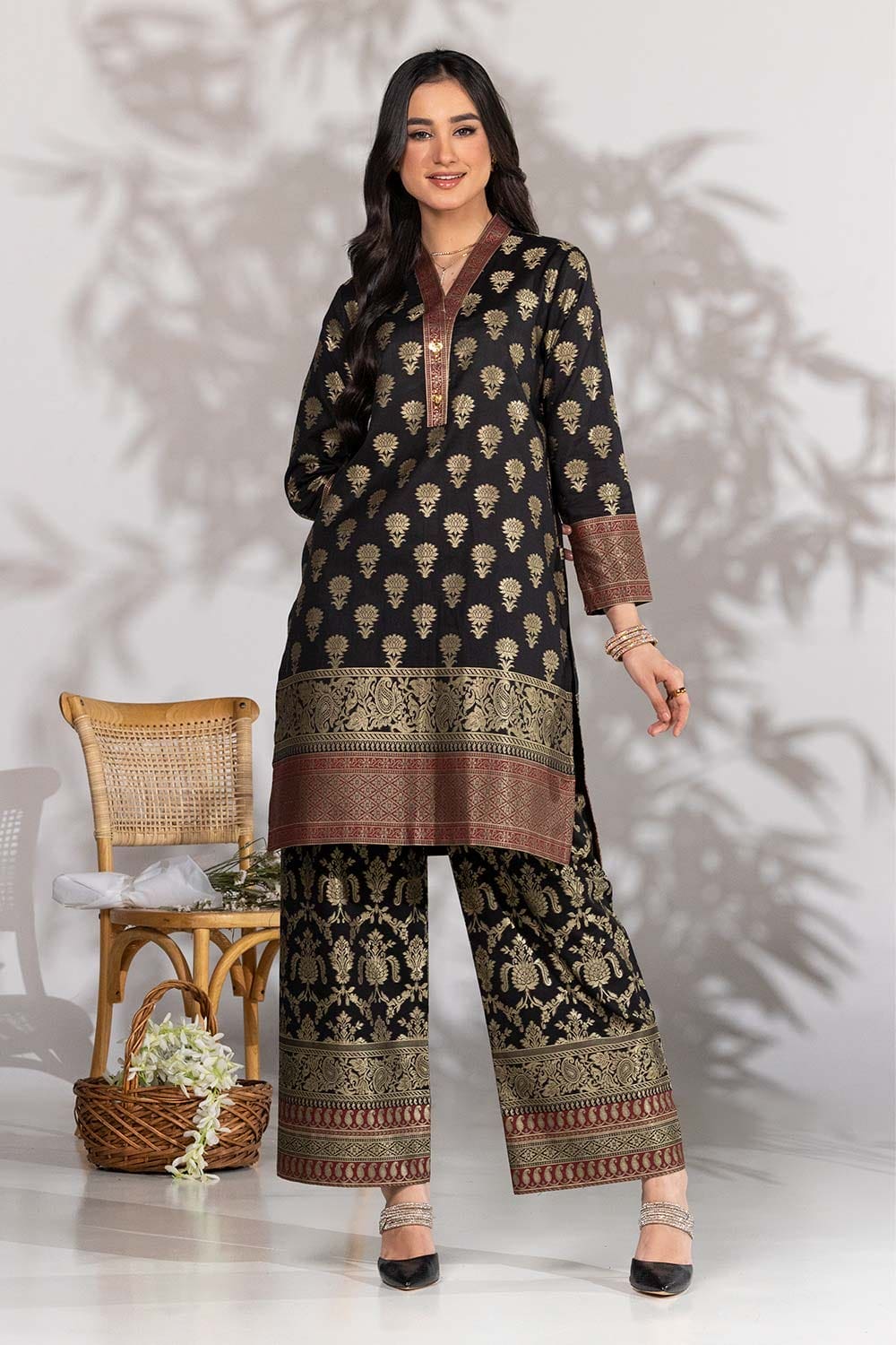 Jacquard Dyed Co-Ord Set