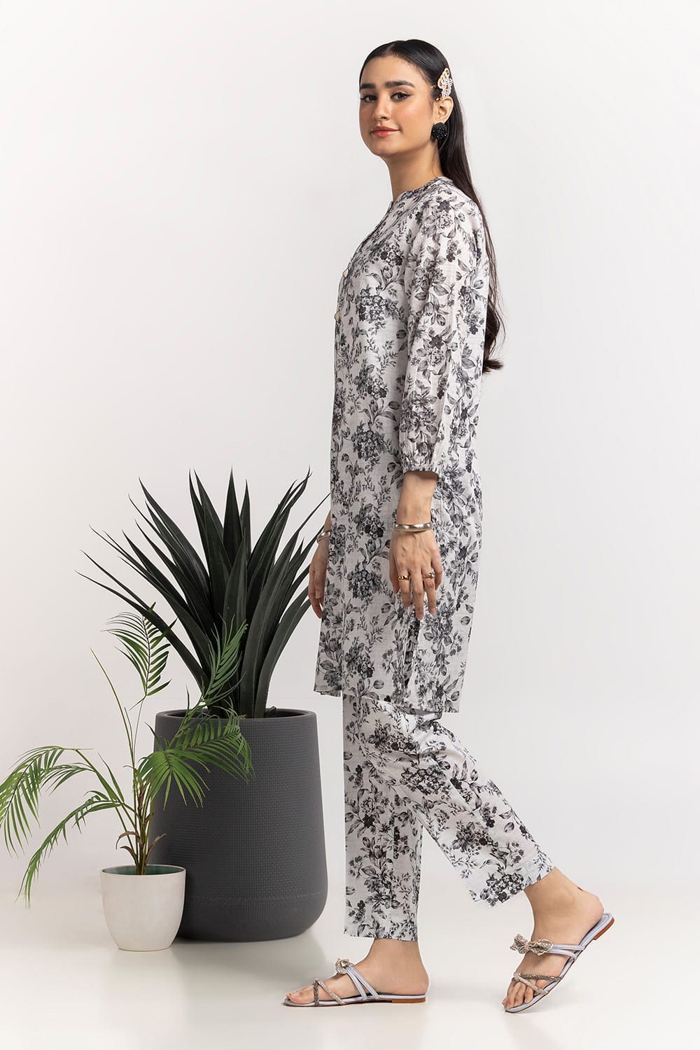 Dobby Printed Co-Ord Set