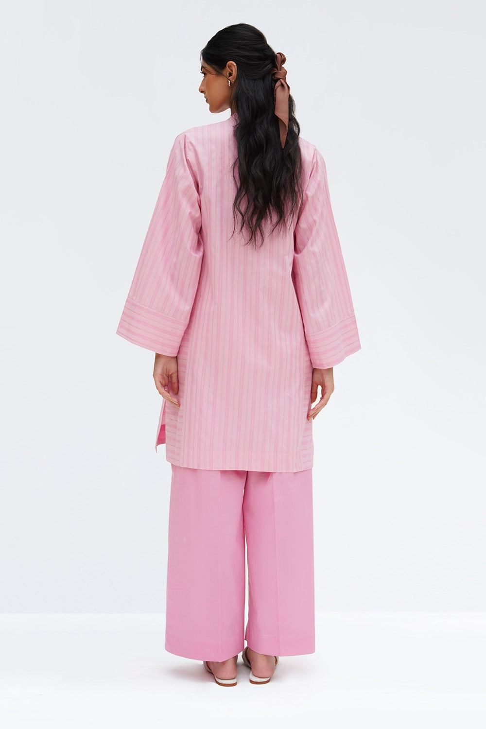 Lurex Embellished Shirt And Trouser