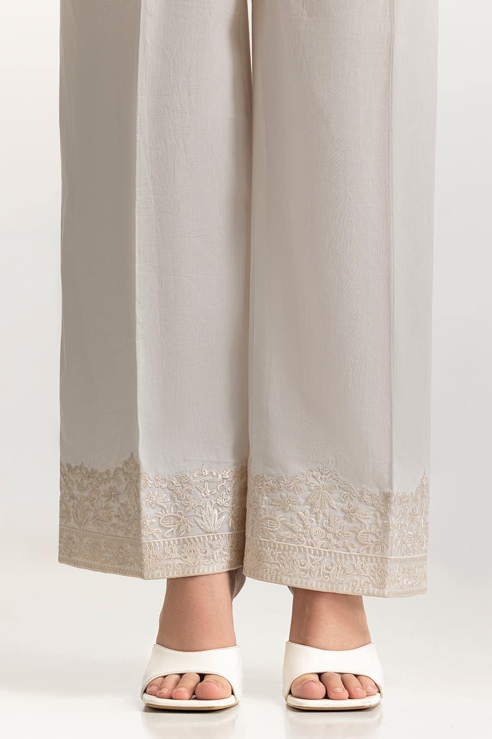 Lawn Embroidered Trouser