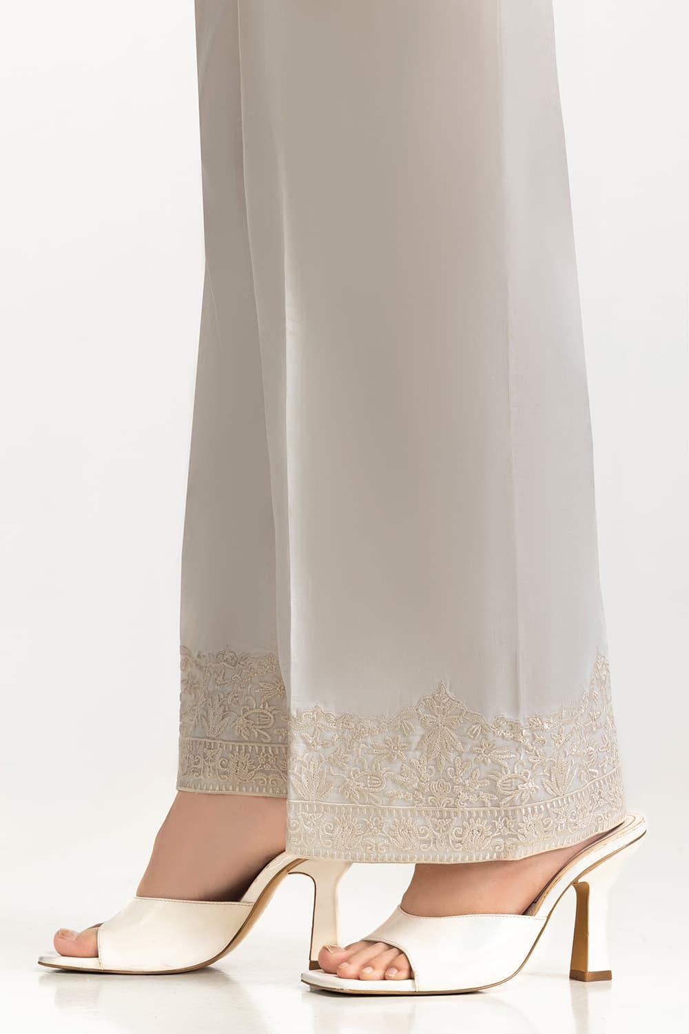 Lawn Embroidered Trouser