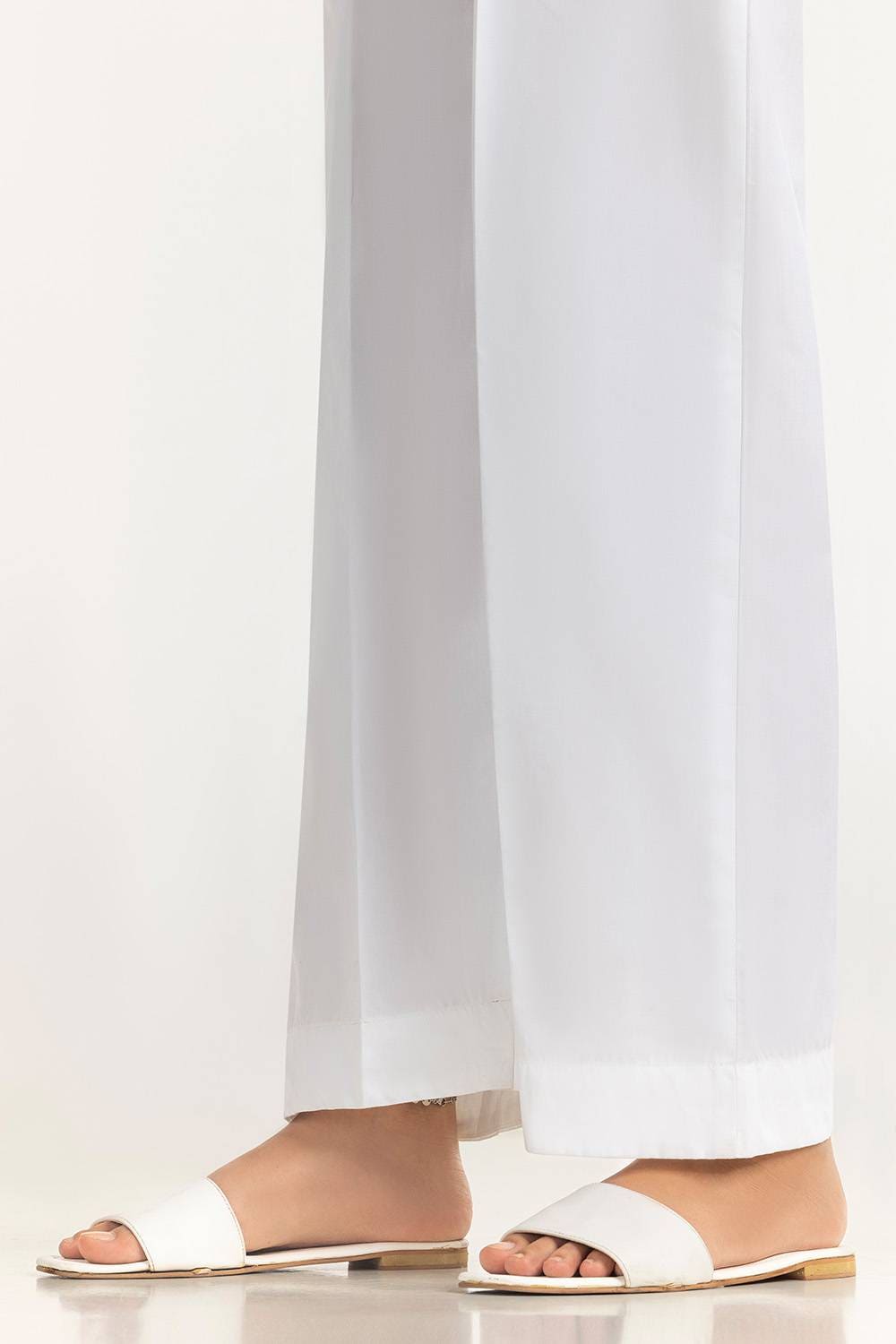 White Cambric Dyed Trouser