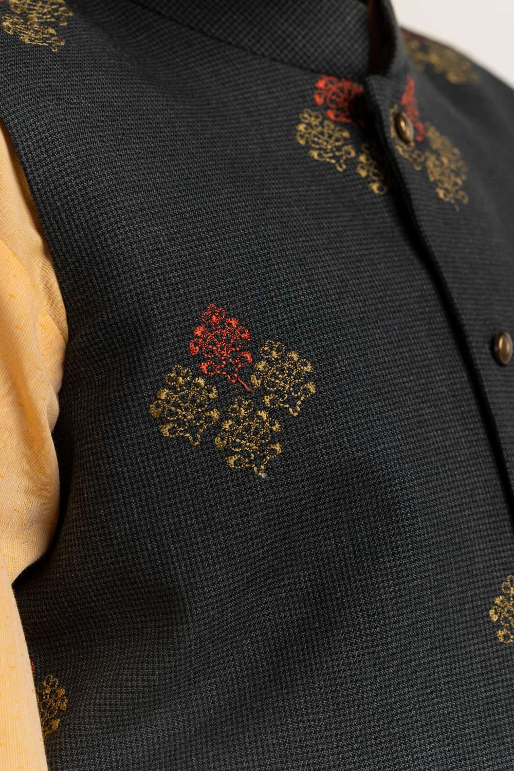 Embroidered Waist Coat Kwc-Pd24-005