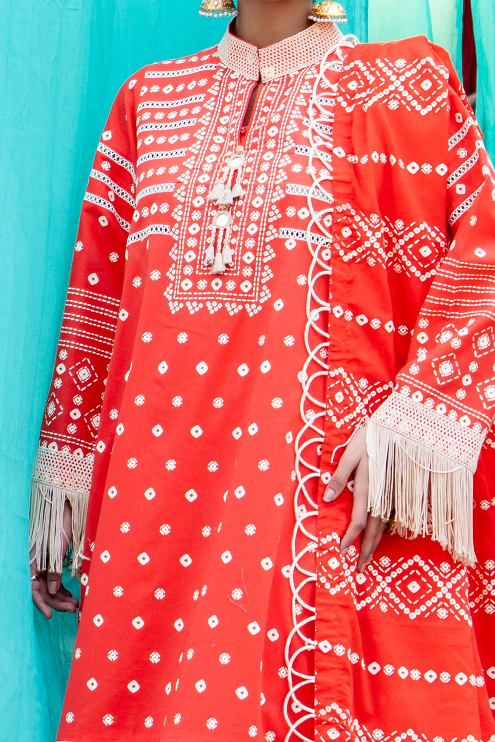 3 Piece Unstitched Lacquer Printed Lawn Suit