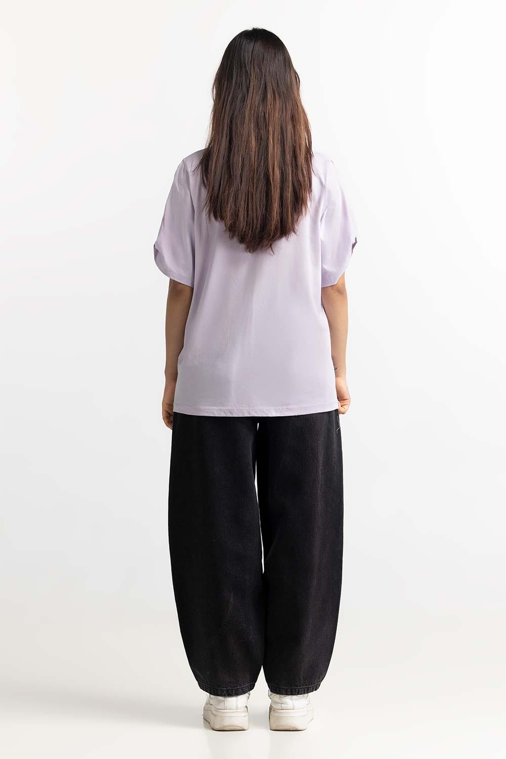 Lavender Basic Top