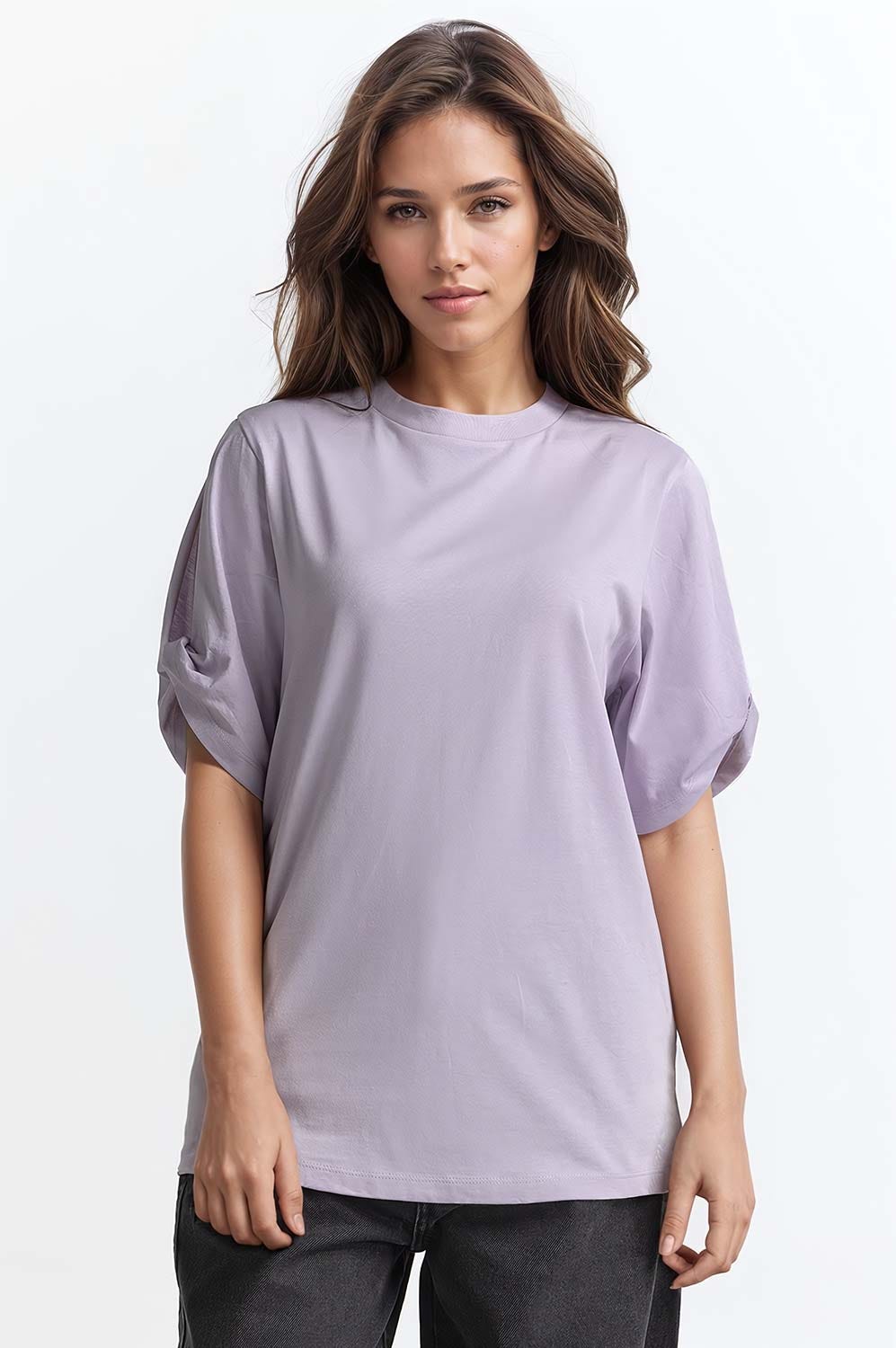 Lavender Basic Top