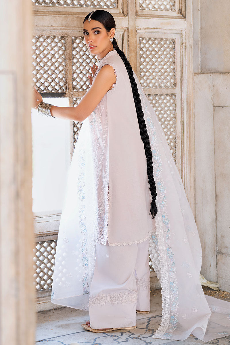 HUSHED MAUVE-3PC EMBROIDERED LAWN SUIT