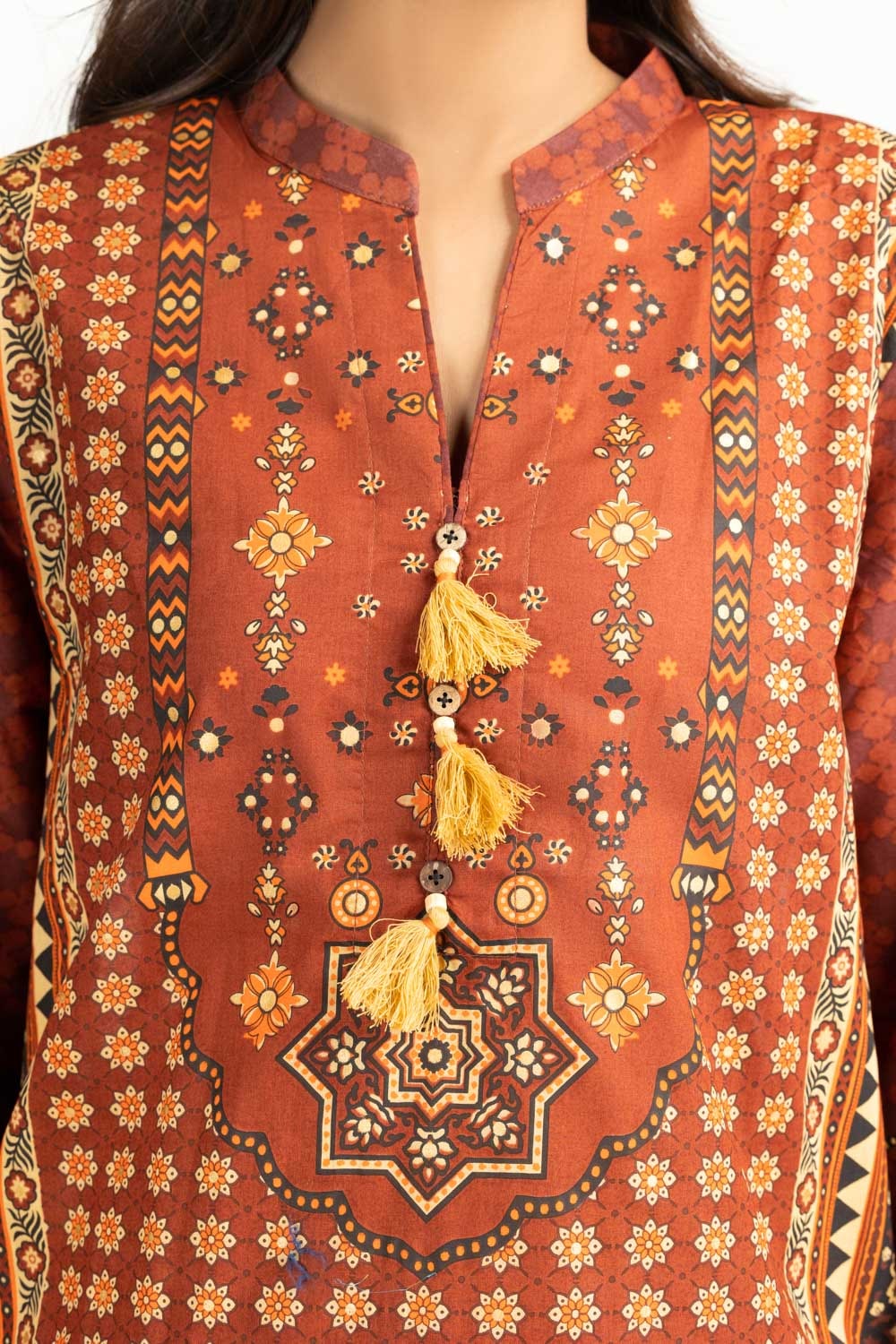 Lawn Gold Printed Co-Ord Set