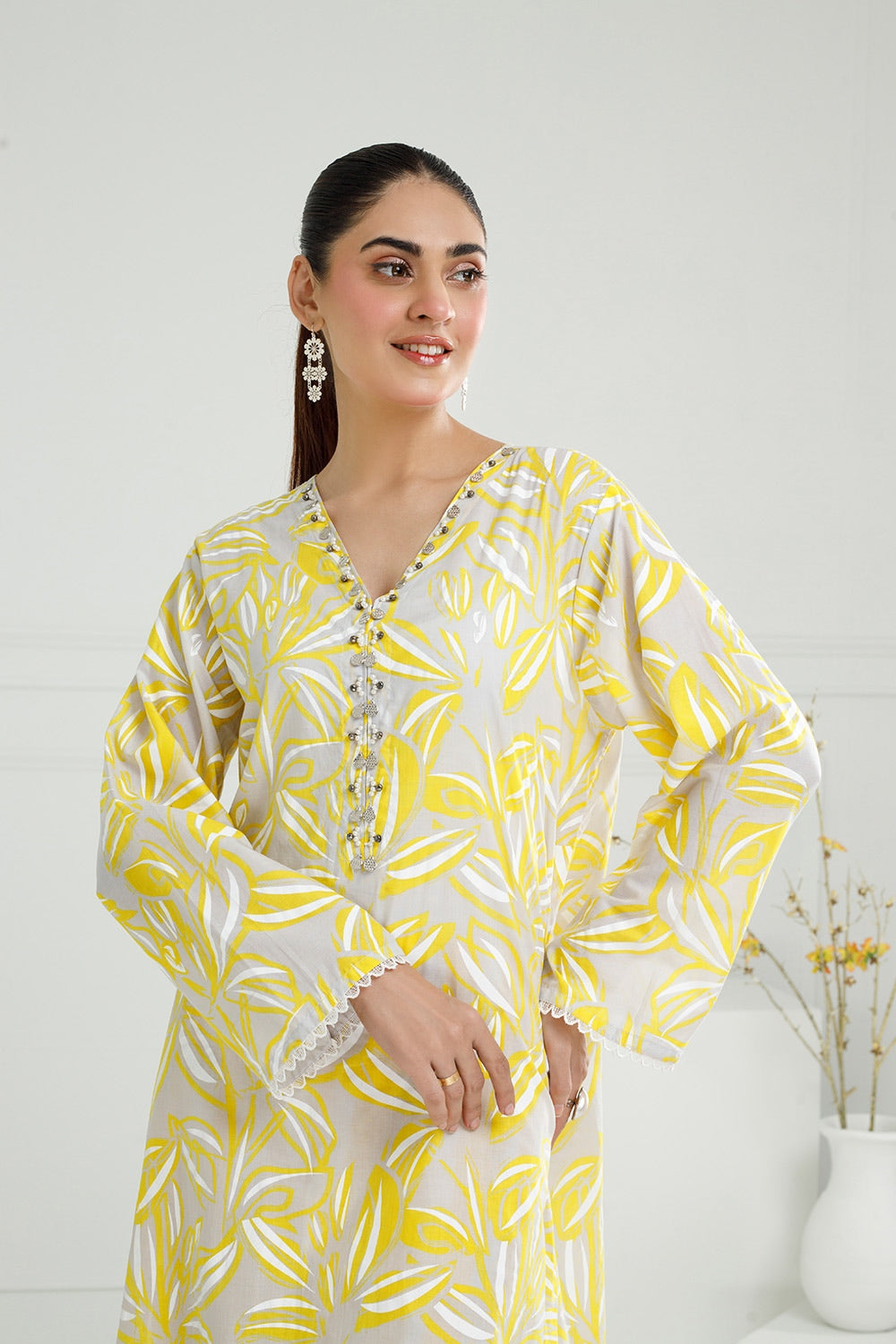 Lawn Lacquer Printed Shirt And Trouser