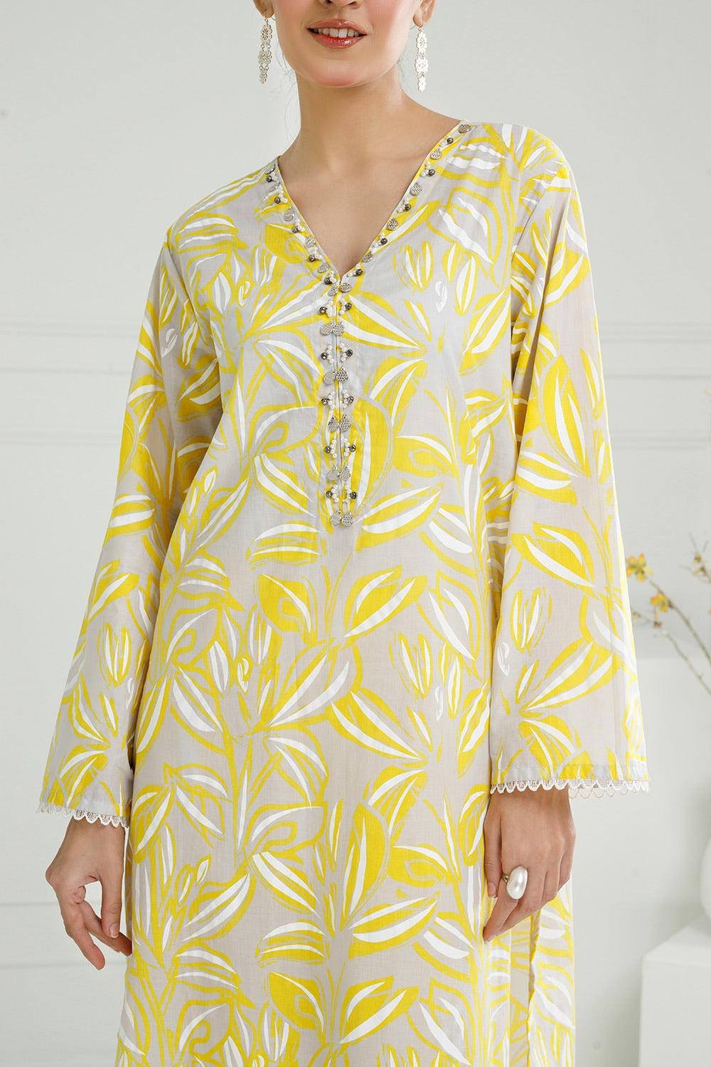 Lawn Lacquer Printed Shirt And Trouser