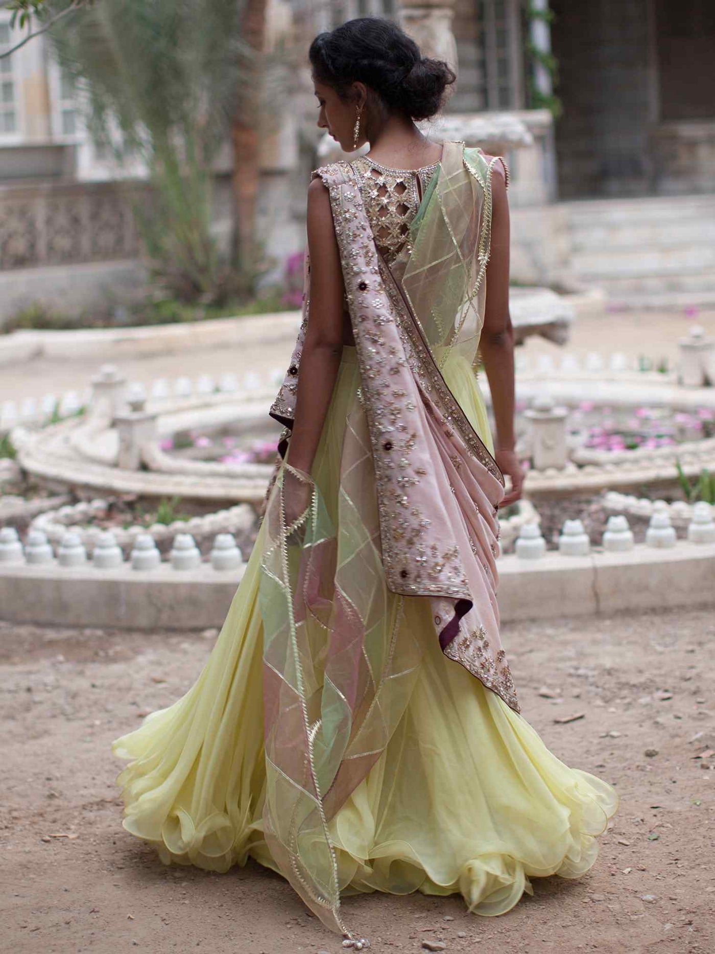 Blouse, Lehenga & Dupatta