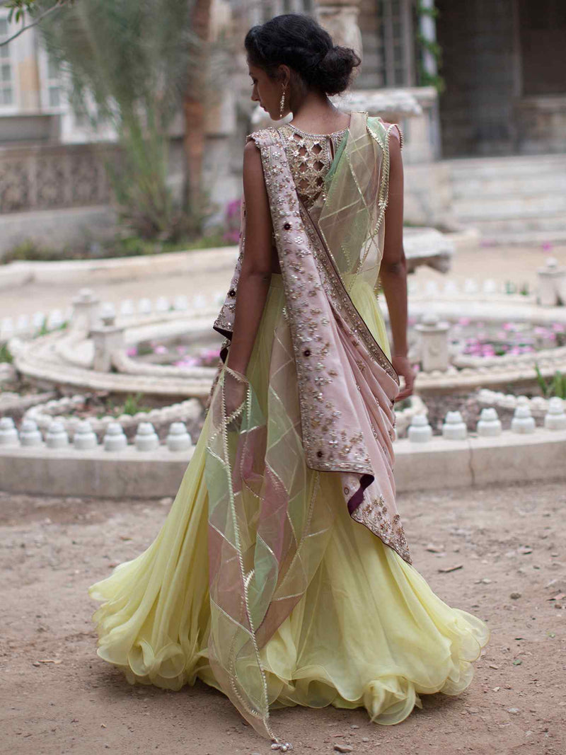 BLOUSE, LEHENGA &amp; DUPATTA
