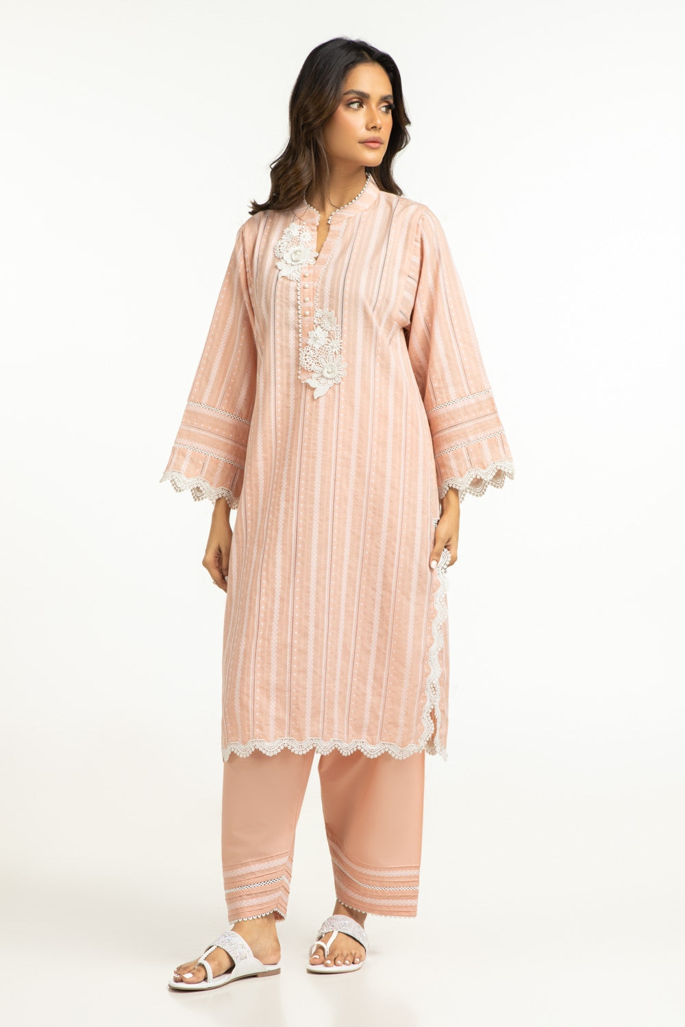 Leno Kara Embellished Co-Ord Set