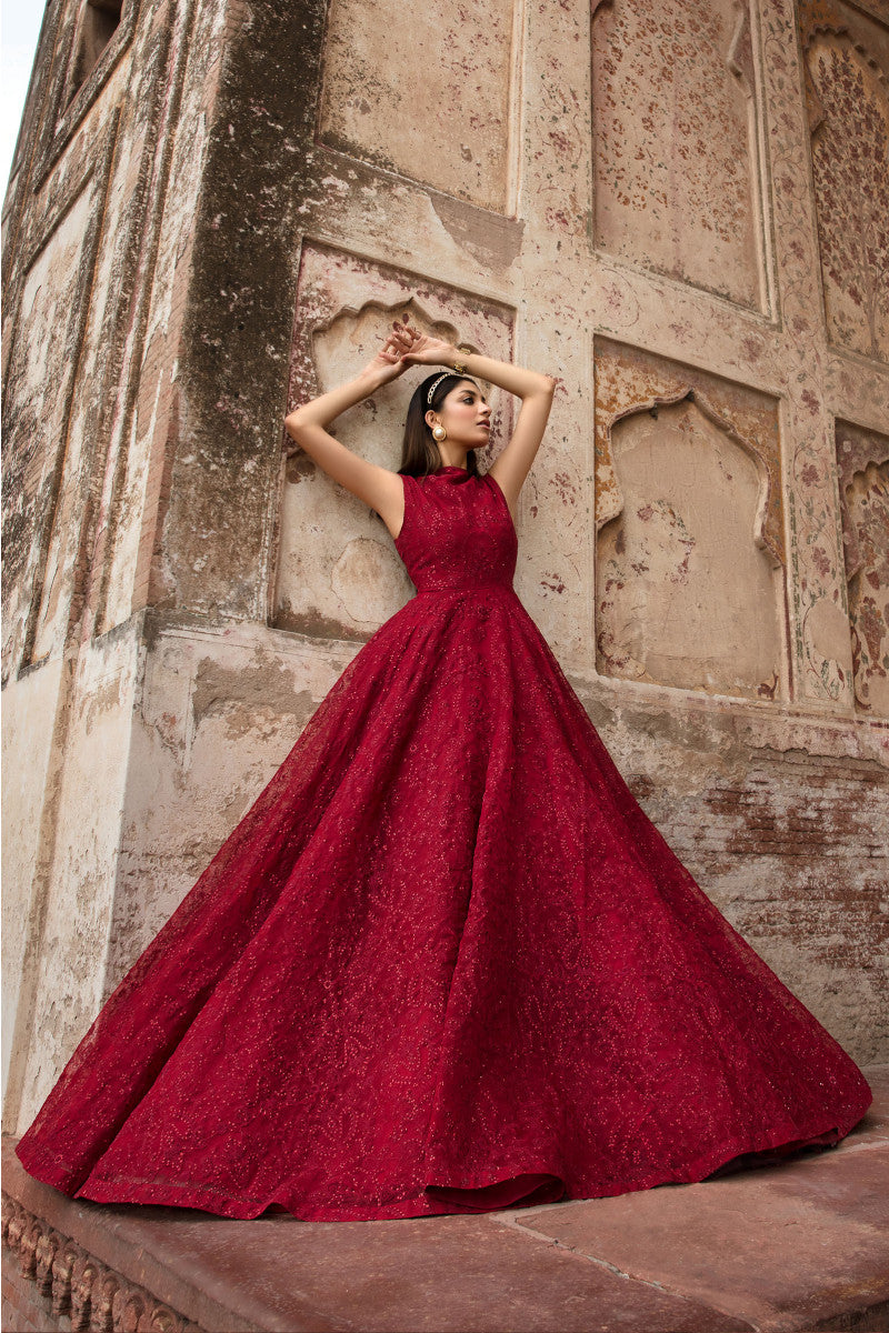 M.Luxe Fabrics Lf-321-Red