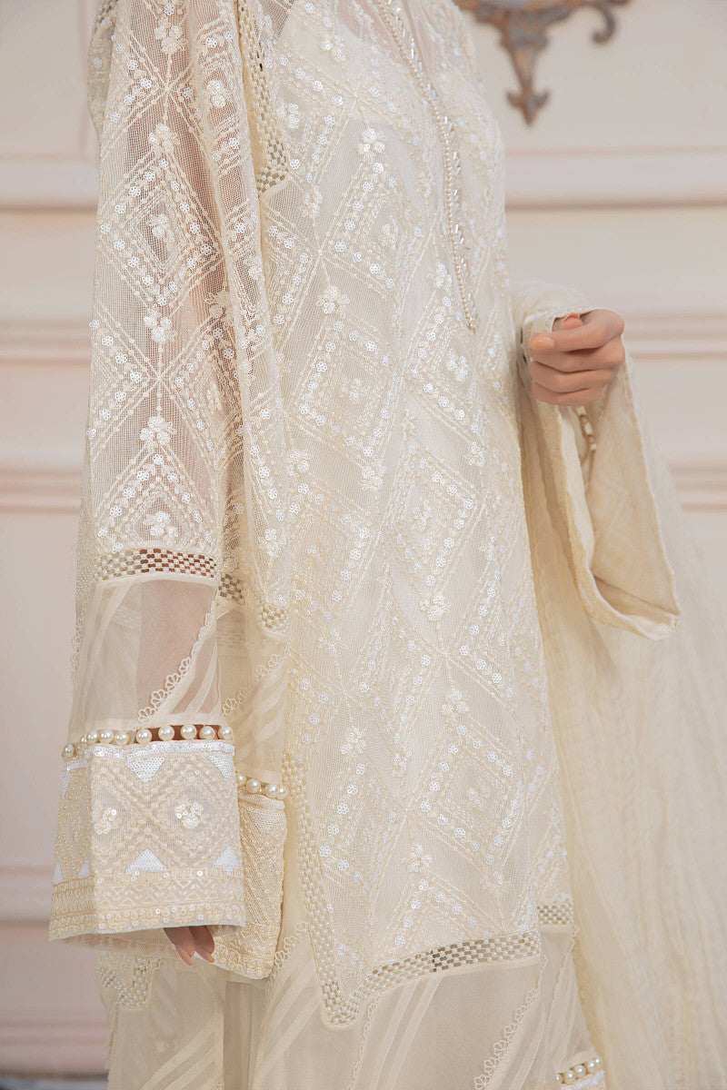 M.Luxe Fabrics Lf-Pcn-117-A-White