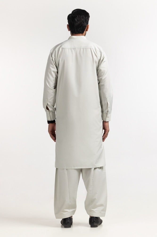 Light Green Embroidered Suit