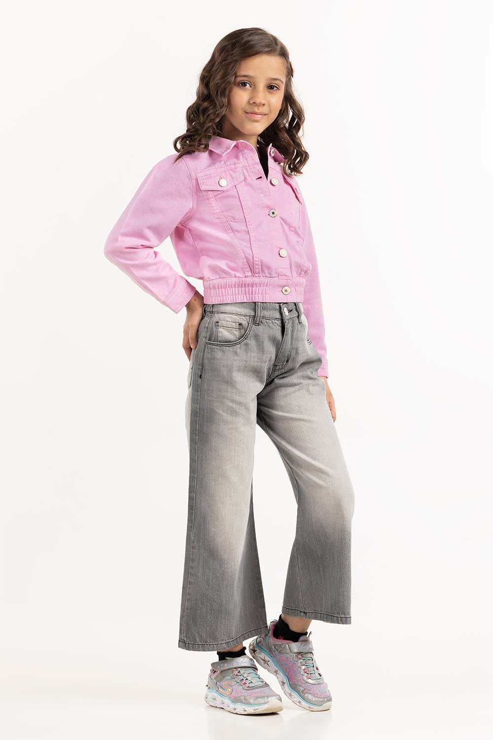 Junior Girl Light Grey Denim Jeans
