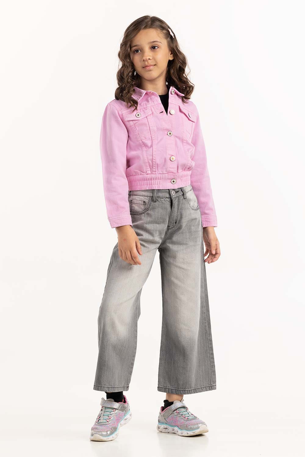Junior Girl Light Grey Denim Jeans
