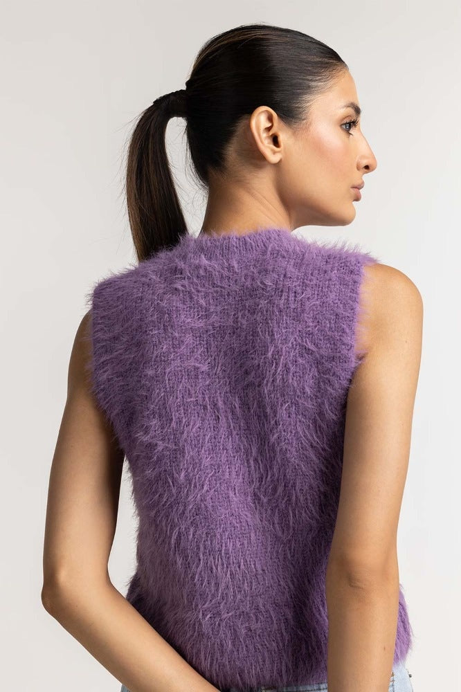 Lilac Basic Sweater