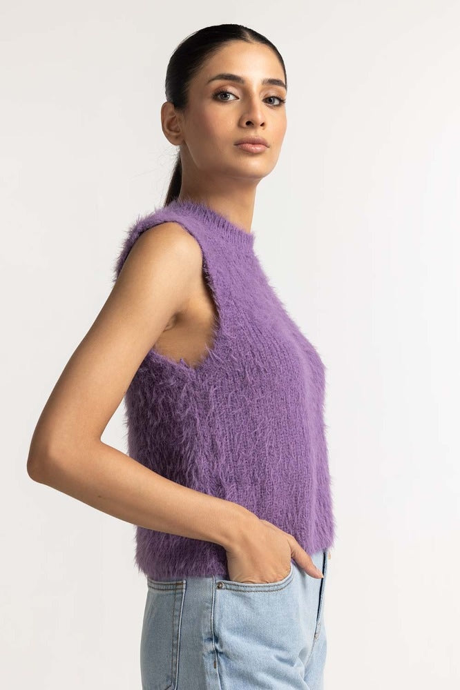 Lilac Basic Sweater