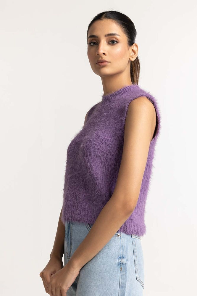Lilac Basic Sweater