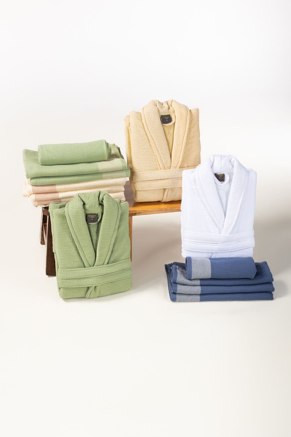 Lint Waffle Bathrobe