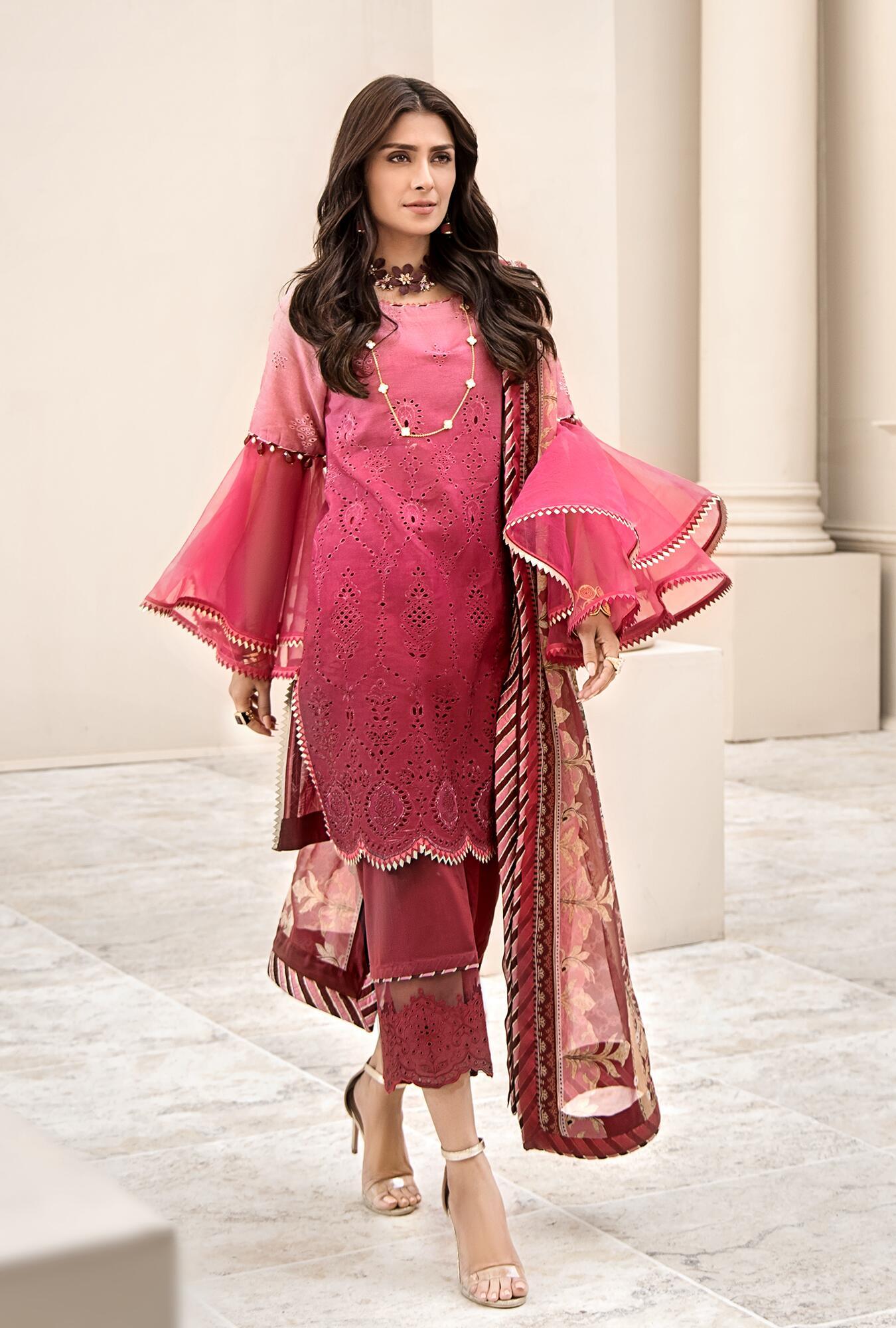 Embroidered Lawn Fabric (3Pcs) | LF-809