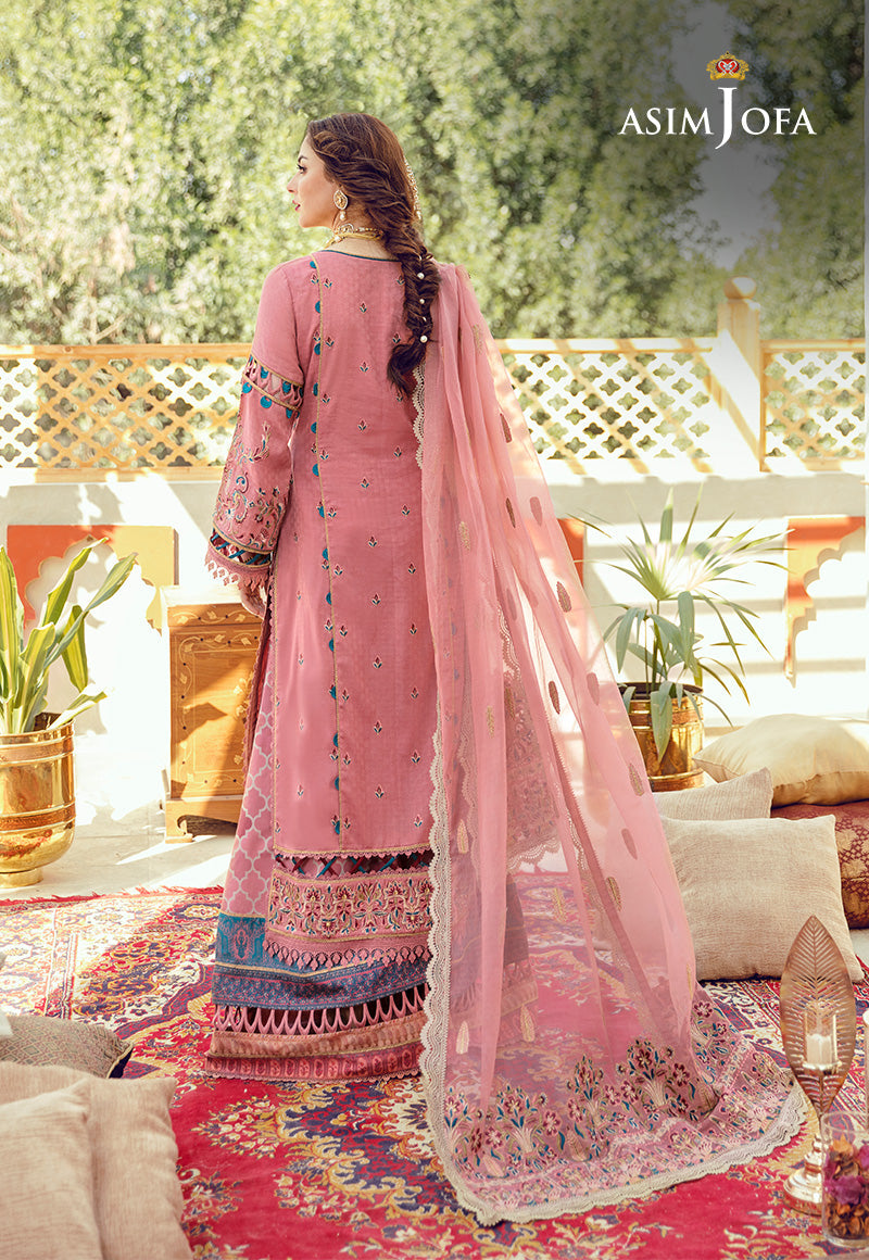 AJSE-07 EMBROIDERED CHIFFON 3 PCS