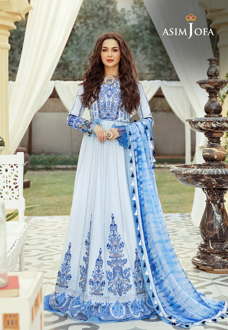AJRL-07 EMBROIDERED LAWN 3 PCS