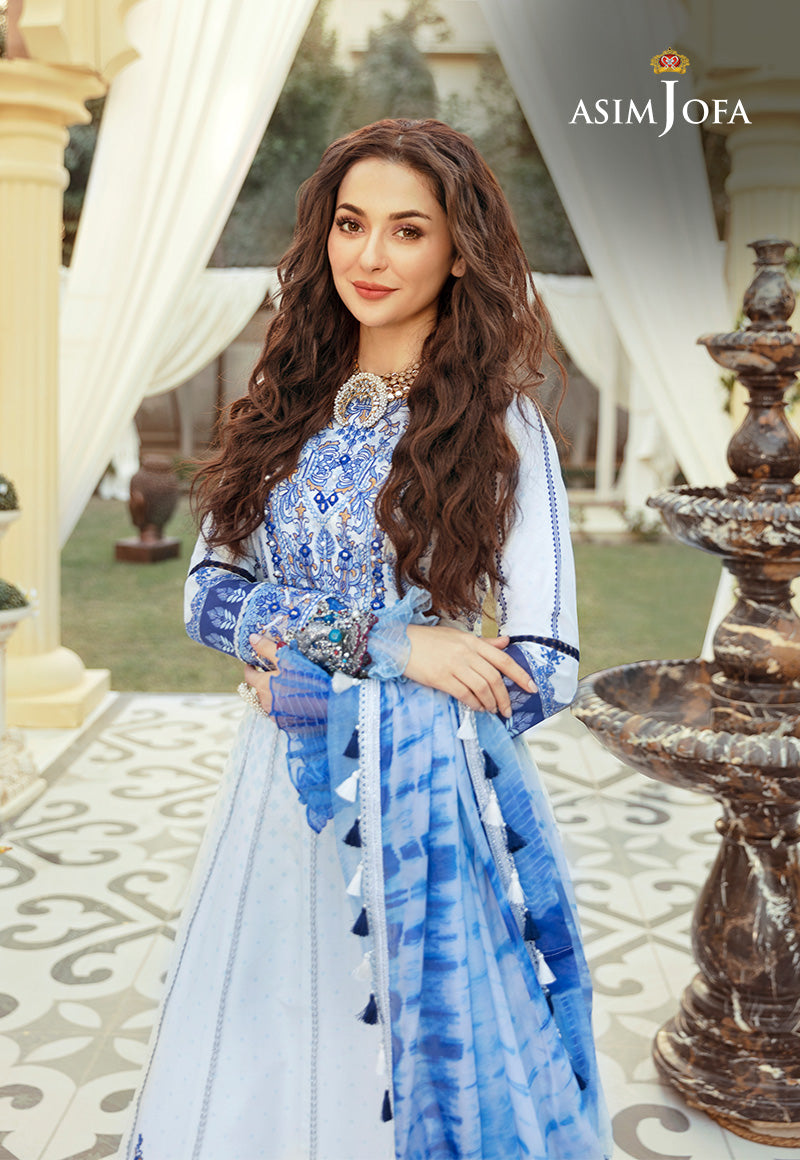 AJRL-07 EMBROIDERED LAWN 3 PCS