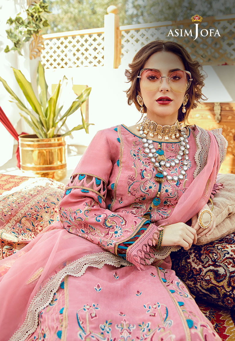 AJSE-07 EMBROIDERED CHIFFON 3 PCS