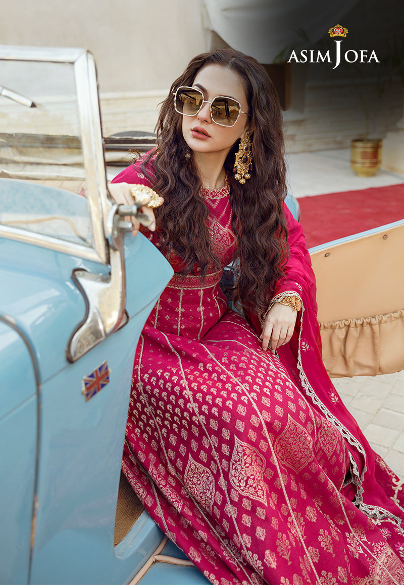AJRL-20 EMBROIDERED WOVEN JACQUARD LAWN 3 PCS