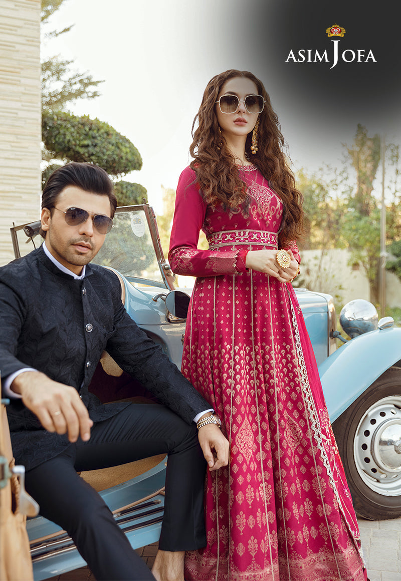 AJRL-20 EMBROIDERED WOVEN JACQUARD LAWN 3 PCS