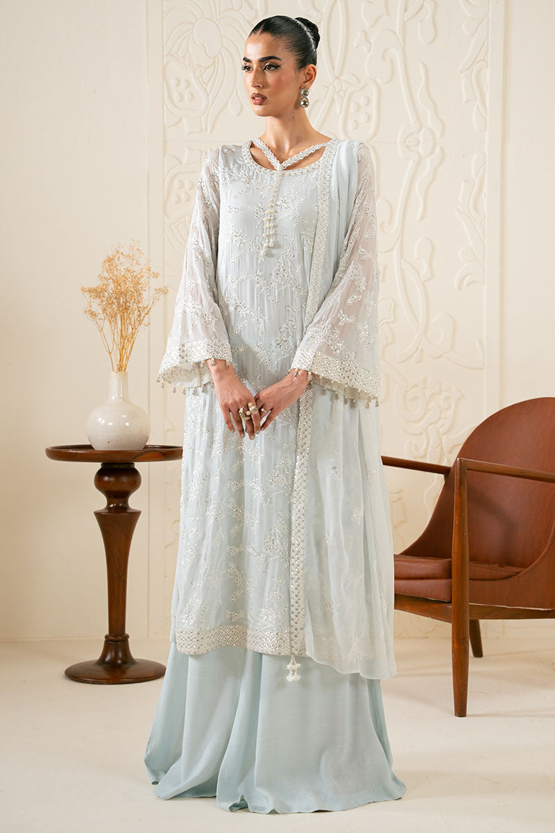 Aqua Dream-3Pc (Shirt, Trouser & Dupatta)