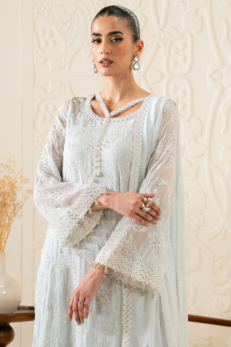 Brenna Champagne Shirt And Dupatta