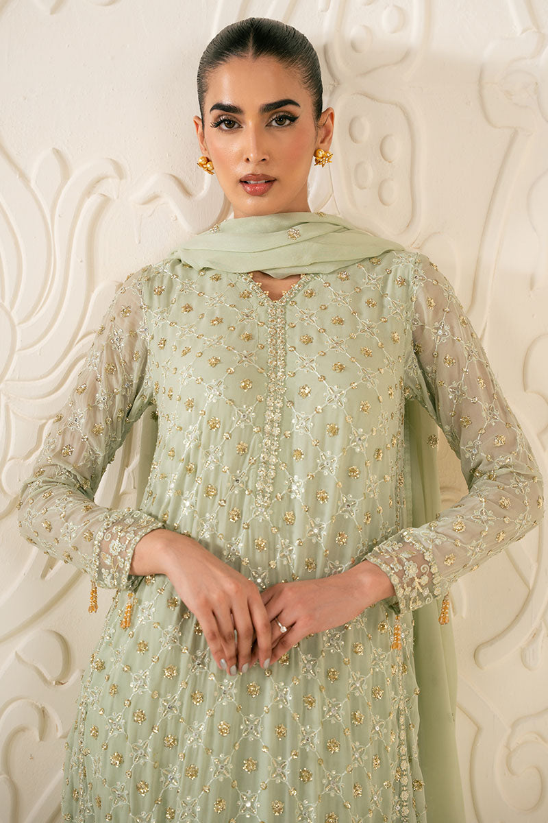 SAGE SERENITY-3PC (SHIRT, TROUSER & DUPATTA)