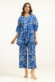 Ripple crinkle Printed Co-Ord Set